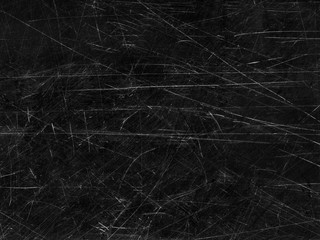 Black old scratched surface background