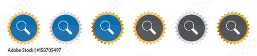 Luppe - Gezacktes Button-Set