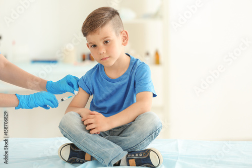 Vaccination concept. Female...