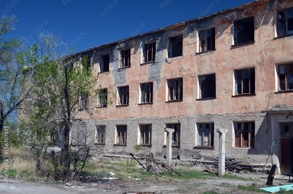 Urban decay.Sary Shagan.Kazakhstan