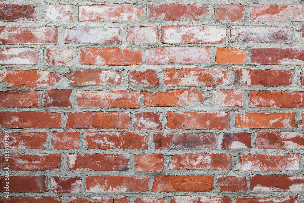 Naklejka premium mur cegły - stara ściana - retro - stary mur - tło - rustykalna ściana
