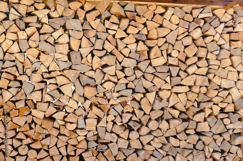 Chopped firewood