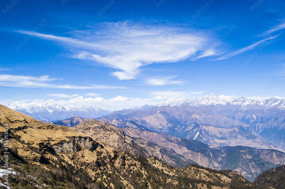 Wallpaper landscape blue sky mountain rock snow temple