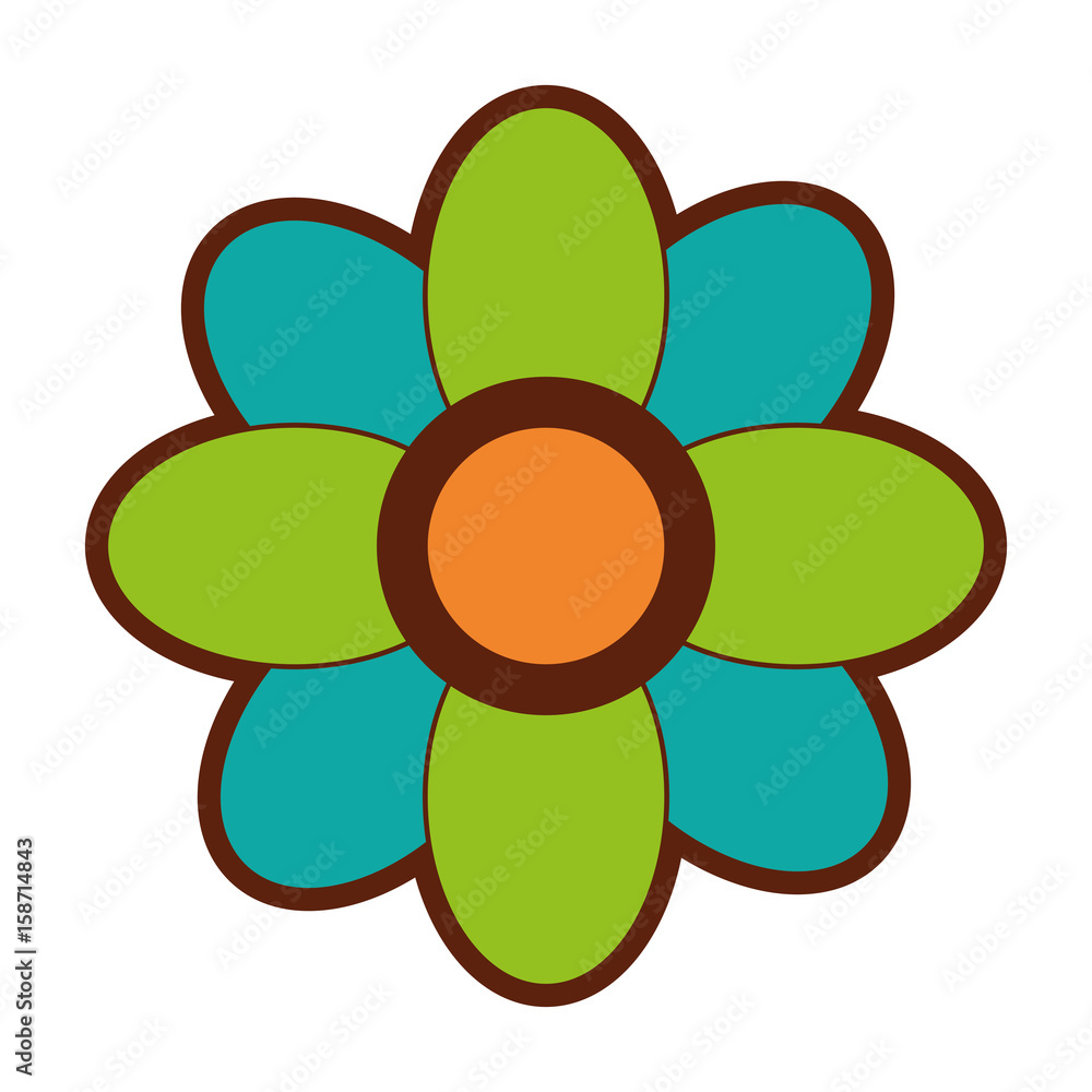 cute flower isolated icon vector illustration design cute flower isolated icon vector illustration design