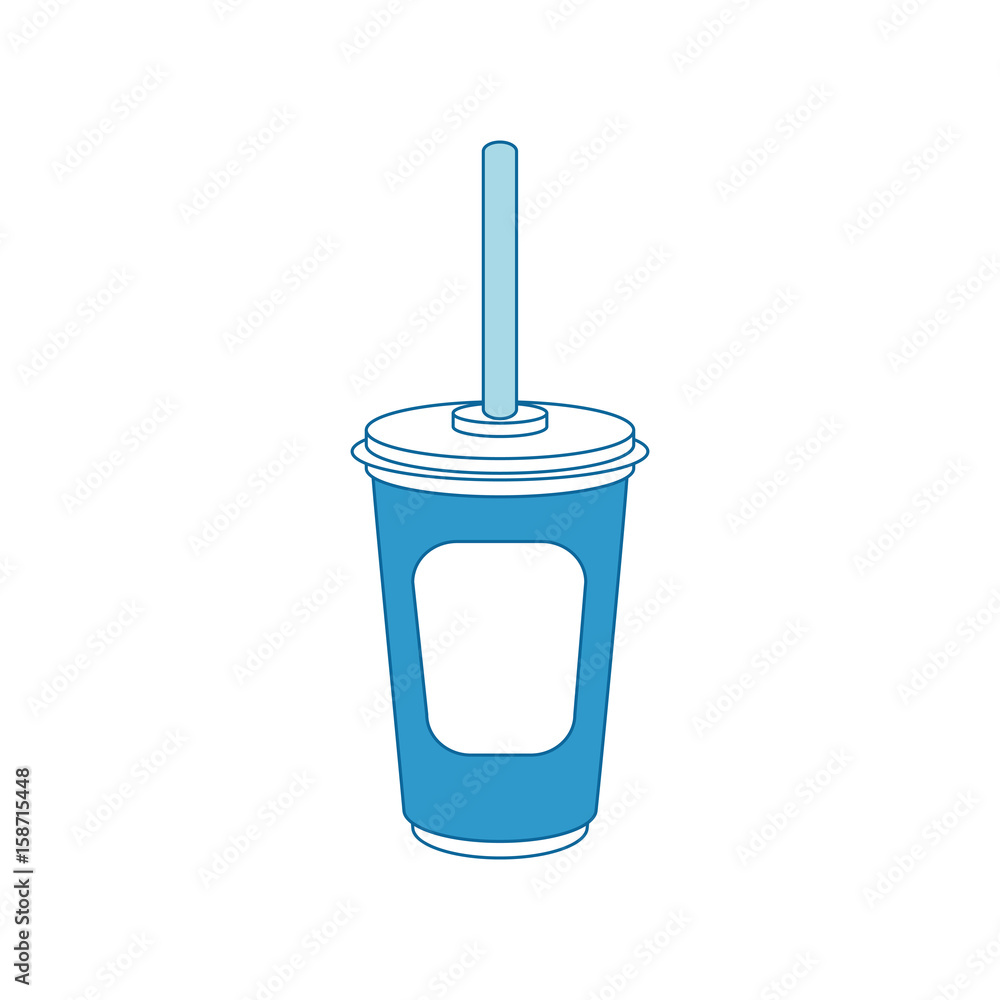 Soda plastic cup icon vector illustration graphic design Soda plastic cup icon vector illustration graphic design
