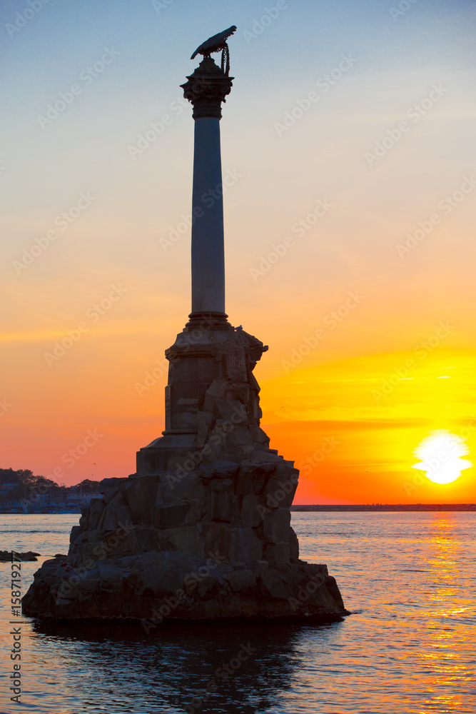 Sunset in the Bay of Sevastopol