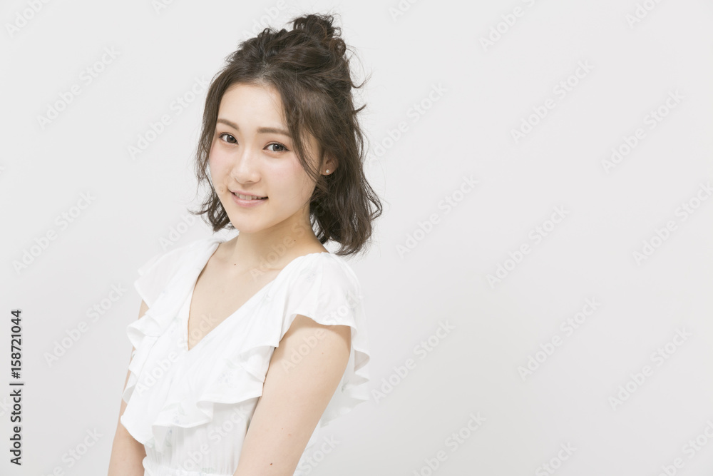 パジャマの女性