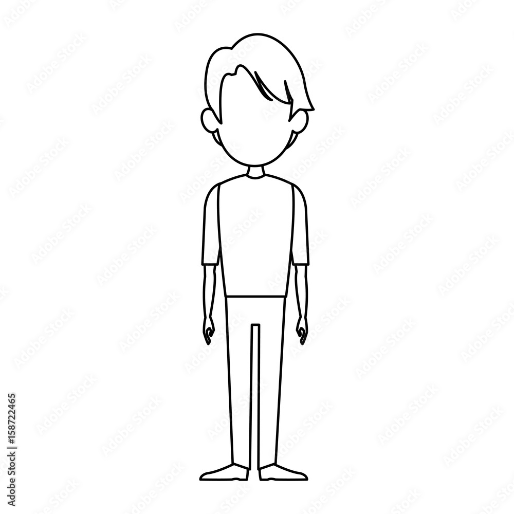 man figure silhouette standing avatar image vector illustration man figure silhouette standing avatar image vector illustration