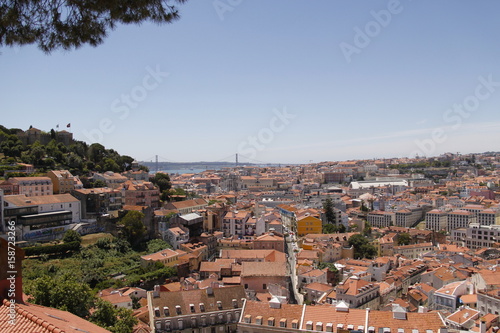 Panorama urbain à Lisbonne, Portugal 