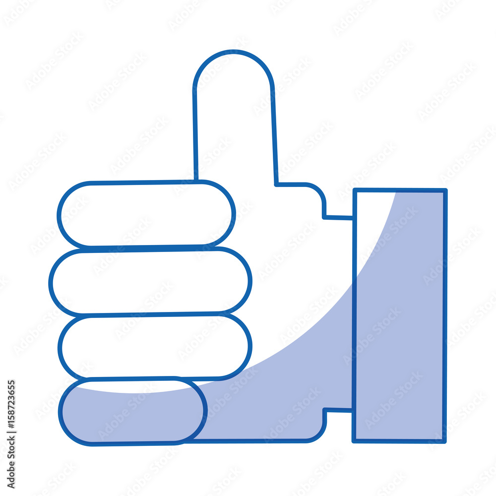 hand like isolated icon vector illustration design hand like isolated icon vector illustration design