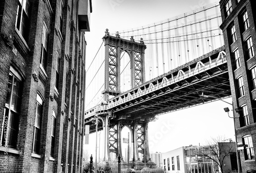 Naklejka bezklejowa Mój Manhattan Bridge