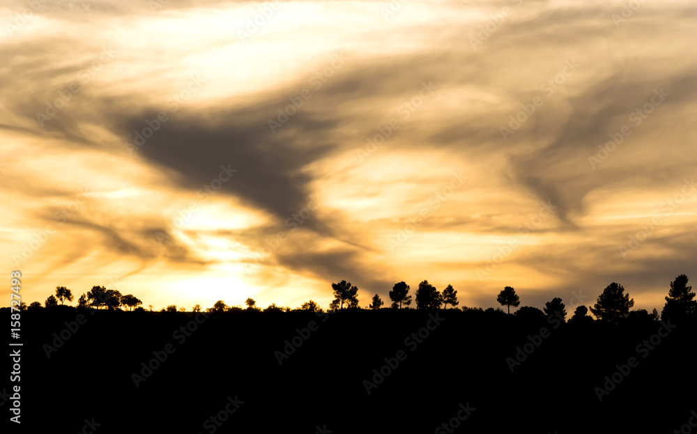 Colores del cielo al atardecer Colores del cielo al atardecer