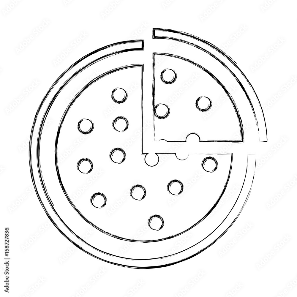 delicious pizza isolated icon vector illustration design delicious pizza isolated icon vector illustration design