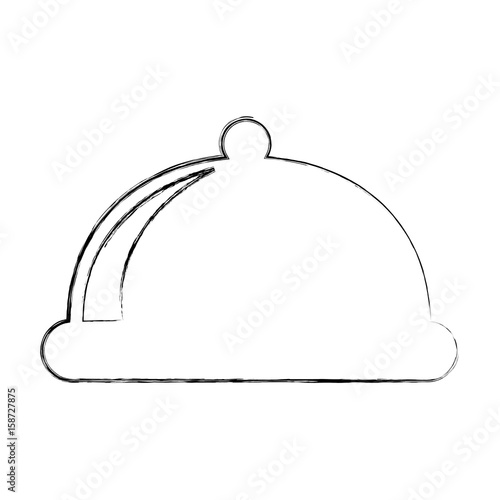 tray server isolated icon vector illustration design