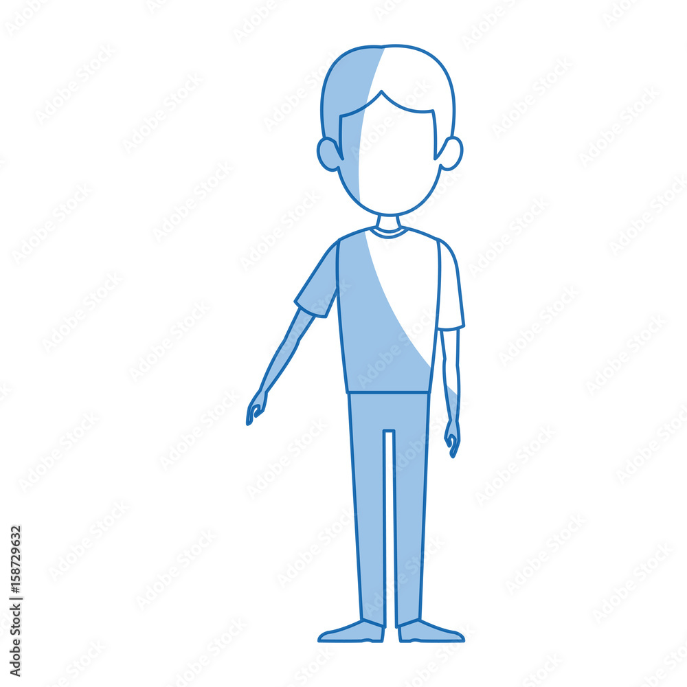 man facelessfigure icon flat style image vector illustration man facelessfigure icon flat style image vector illustration