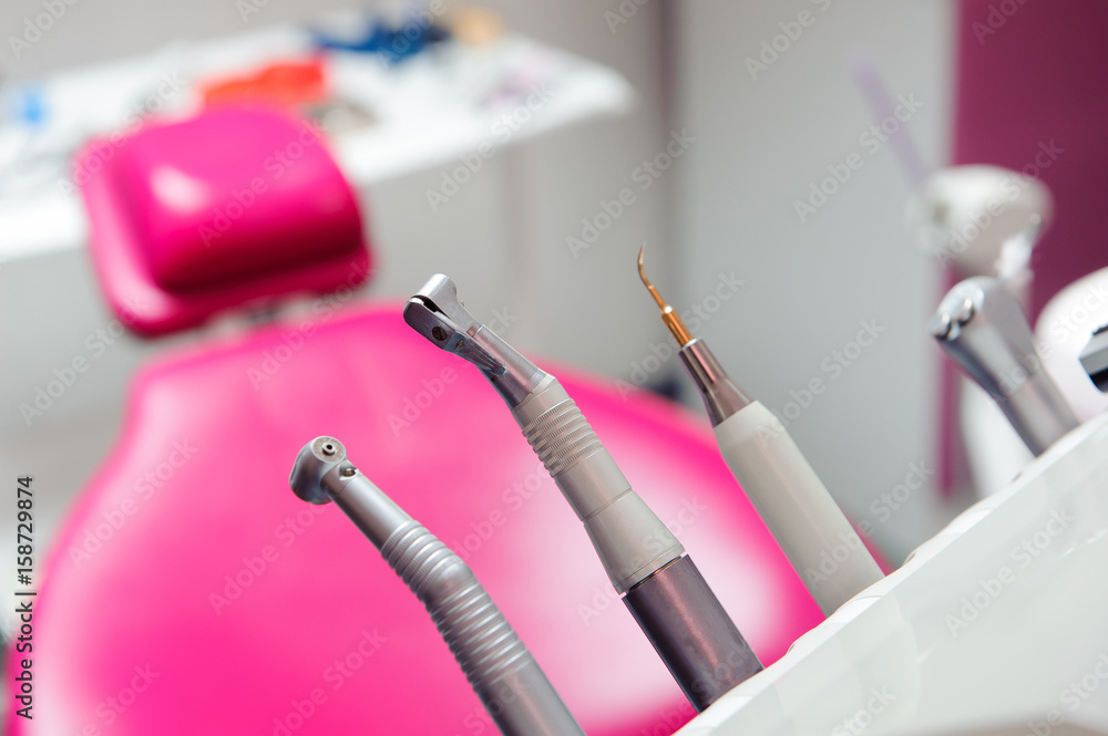 Naklejka premium Dental equpments in dental office