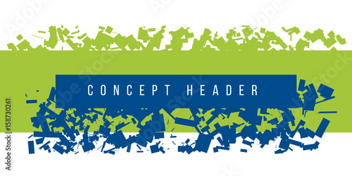 concept abstract chaos geometry header. vector illustration of military style pattern for surface design