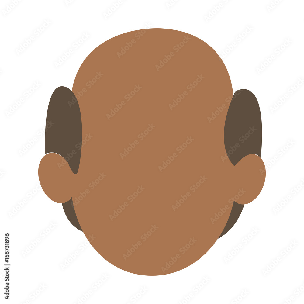 faceless head of man portrait icon vector illustration faceless head of man portrait icon vector illustration