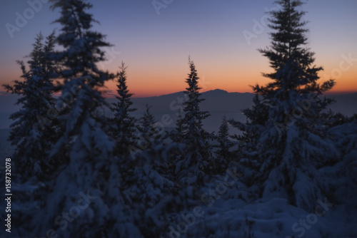 Mount Chortiatis Sunset