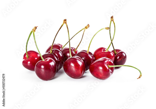 Sweet ripe fresh cherry