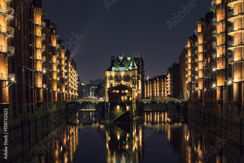 Speicherstadt at Night