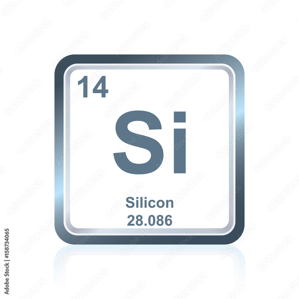 Chemical element silicon from the Periodic Table Chemical element silicon from the Periodic Table