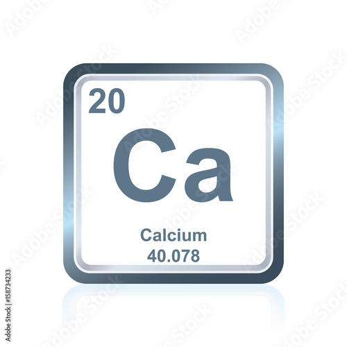 Chemical element calcium from the Periodic Table