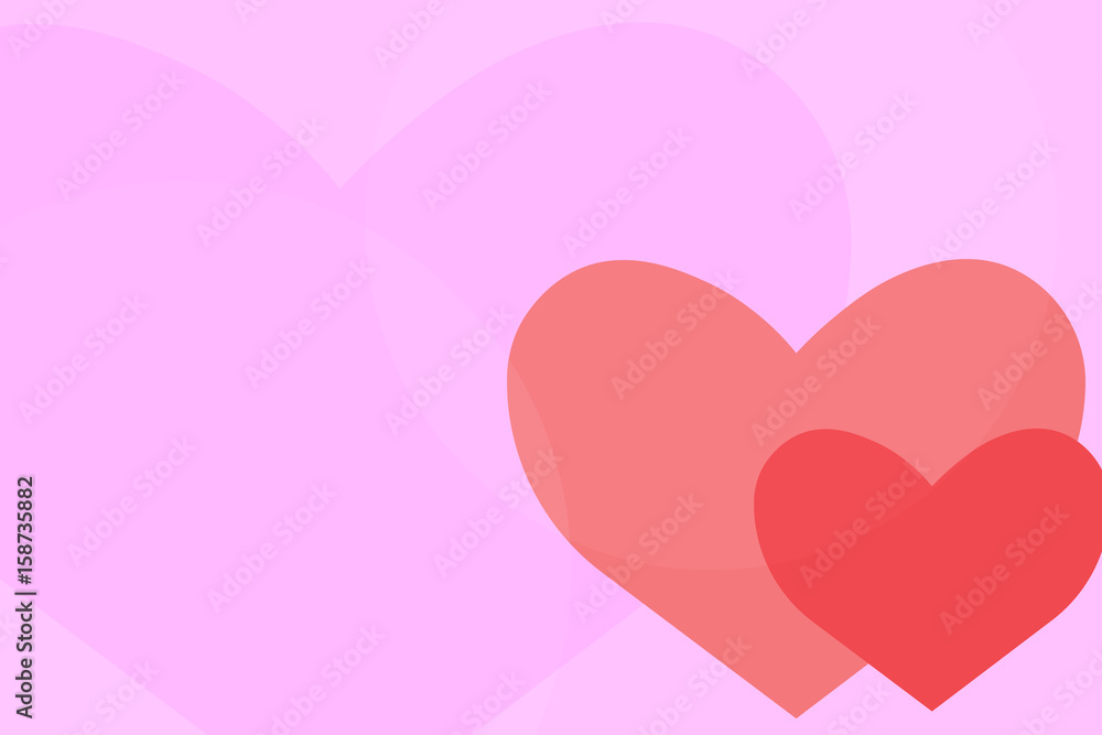valentine love hearth background.vector and illustration