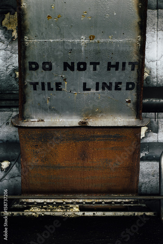 Abandoned Hand Painted Sign - Power Plant - New York