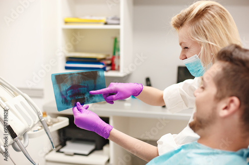 Young Man At The Dentist