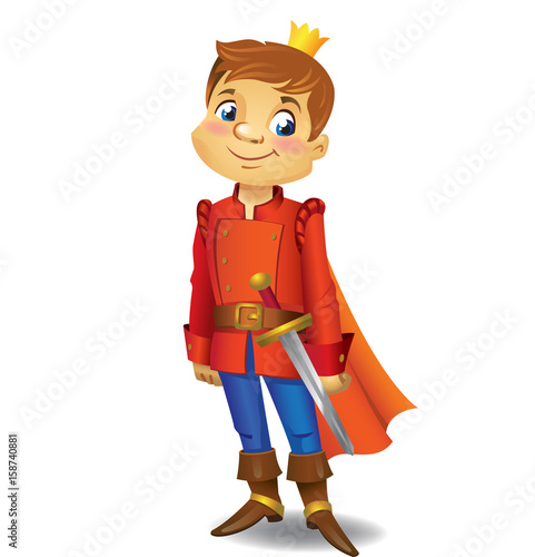 Cartoon cute Prince