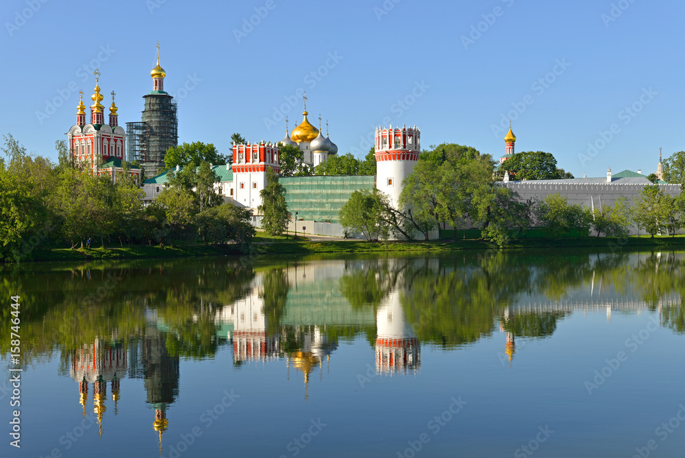 Novodevichy Convent, also known as Bogoroditse-Smolensky Monastery (1524). Moscow, Russia Novodevichy Convent, also known as Bogoroditse-Smolensky Monastery (1524). Moscow, Russia