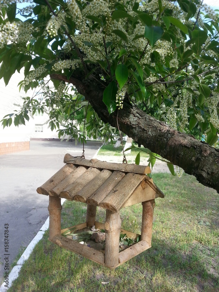 Naklejka premium Кормушка