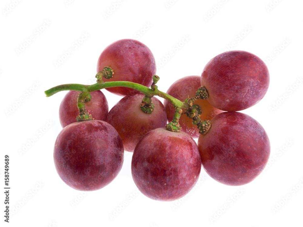 red grape isolated on white red grape isolated on white
