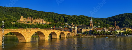 Karl Theodor or old bridge and castle, Heidelberg, Germany