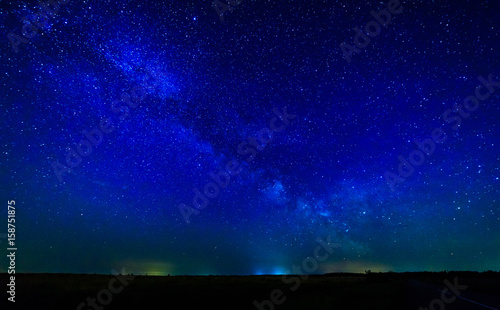 Milky way and starry sky. © VASILEVS