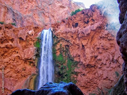 Havasu Falls, Havasupai Indian Reservation, Grand Canyon, Arizona photo