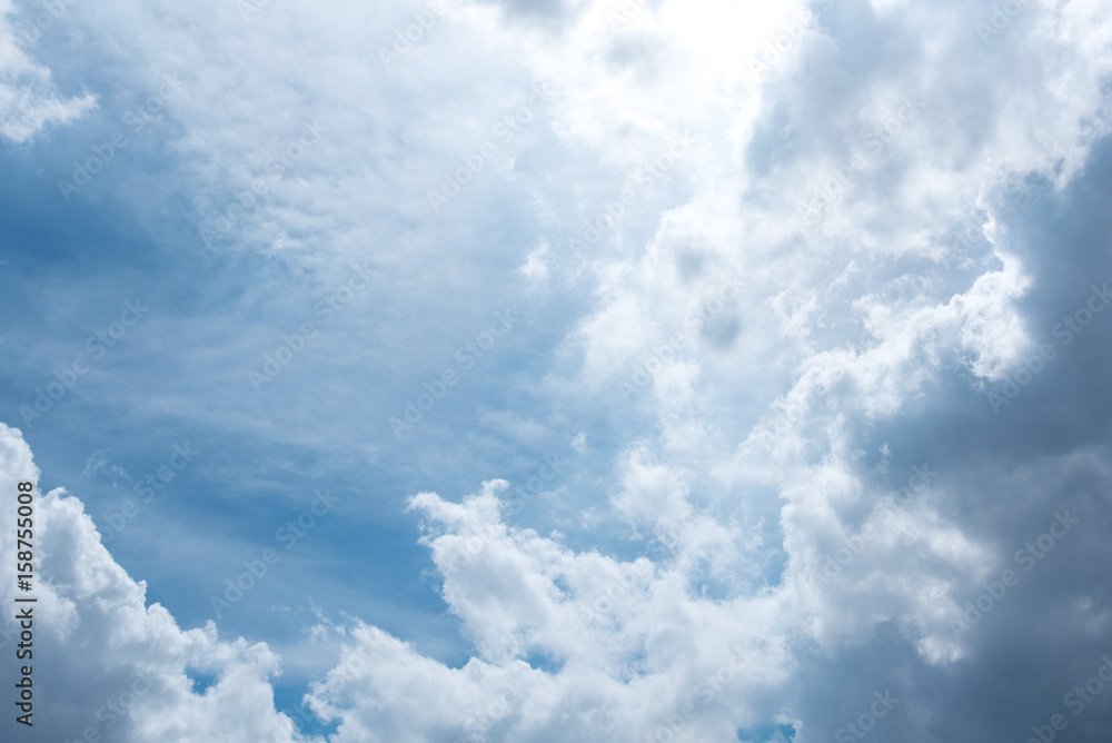 blue sky and white clouds blue sky and white clouds