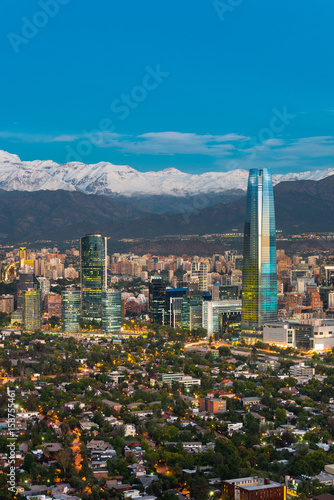Skyline of Santiago de Chile