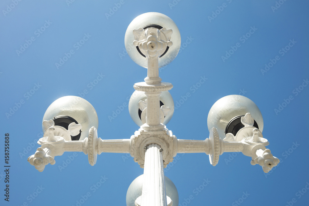 Φωτογραφία Detail of street lamp at promenade in Barcelona, Spain