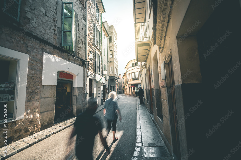 Obraz premium Streets of Soller - Mallorca