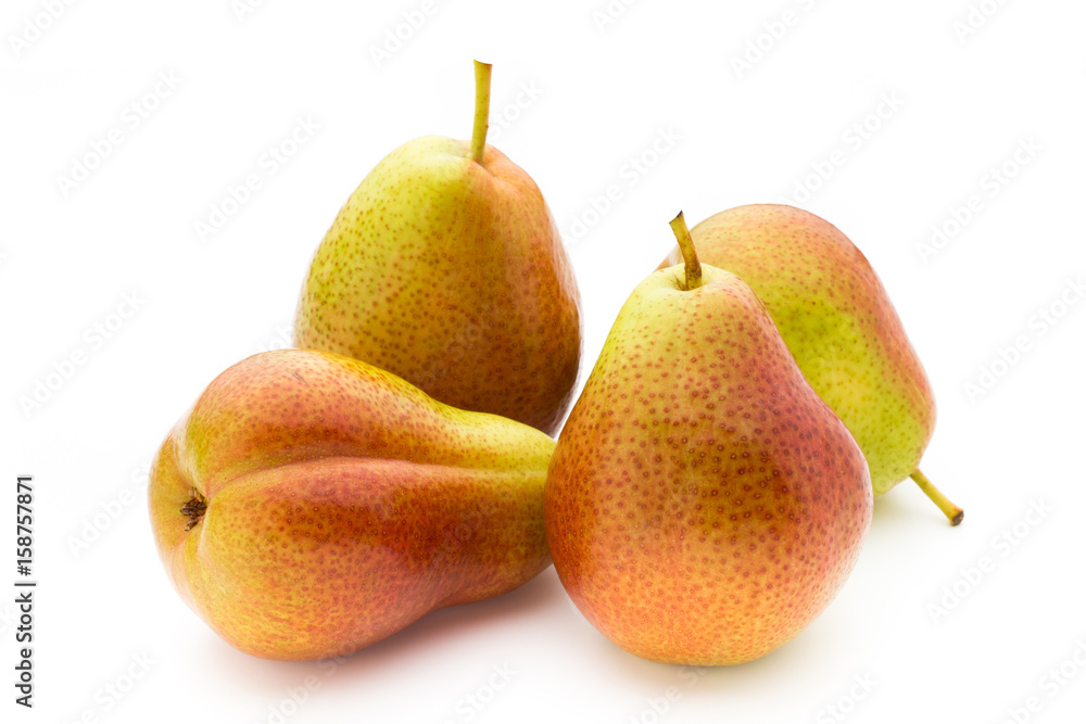 Pears isolated on the white background. Pears isolated on the white background.