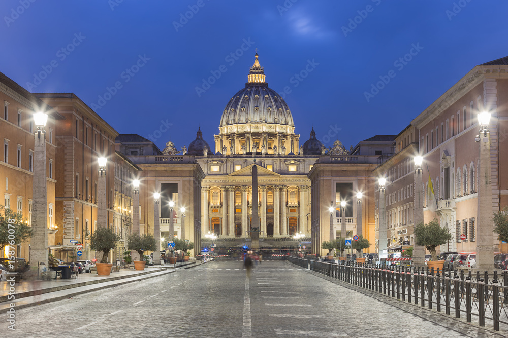 Fototapeta premium St. Peter's Square, Vatican, Rome, Italy