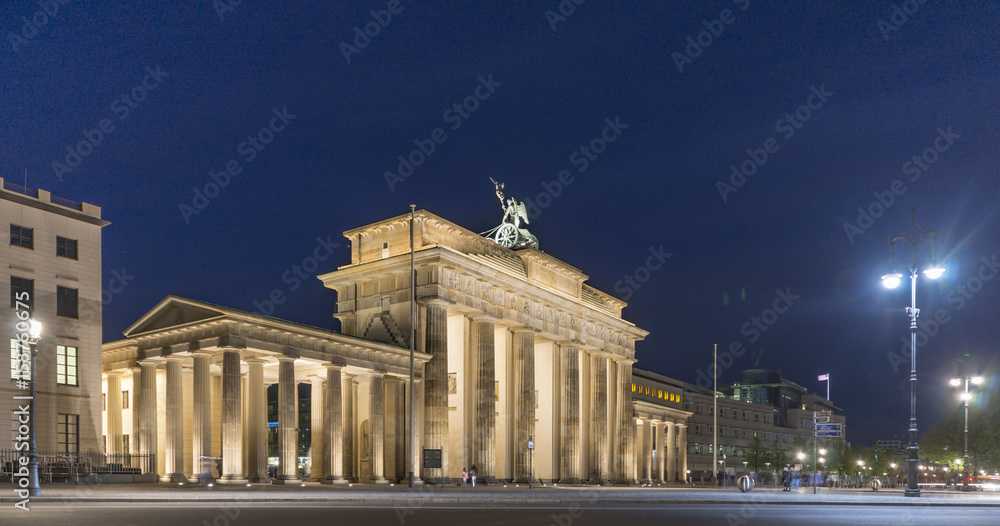 Berlin, Brandenburger Tor, Nacht