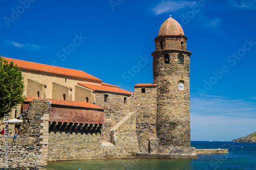 Our lady of the angels Church in Collioure, France