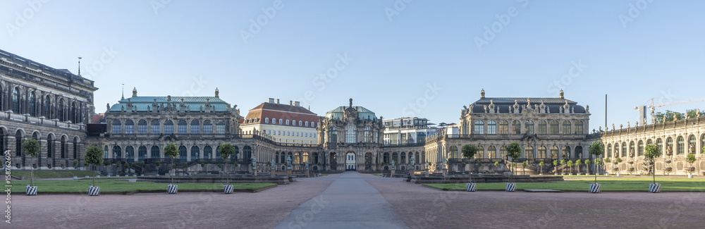 Dresden, Zentrum, Zwinger, Panorama