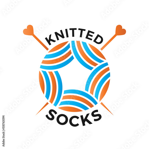 Knitted wear logo
