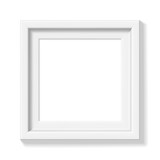 White square picture frame