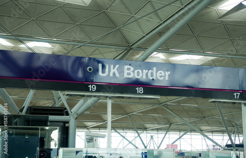 Cuadro en lienzo Uk Border