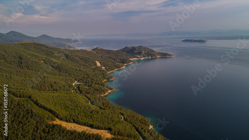 aerial view of the Thassos